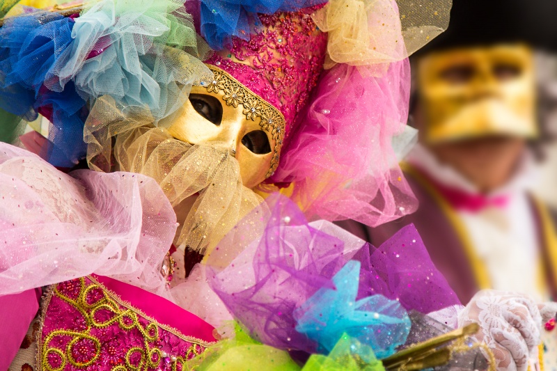 Karneval Venedig--Masken und Kostüme